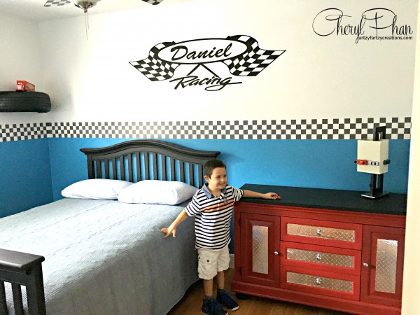 Race Car Boys Room Cheryl Phan