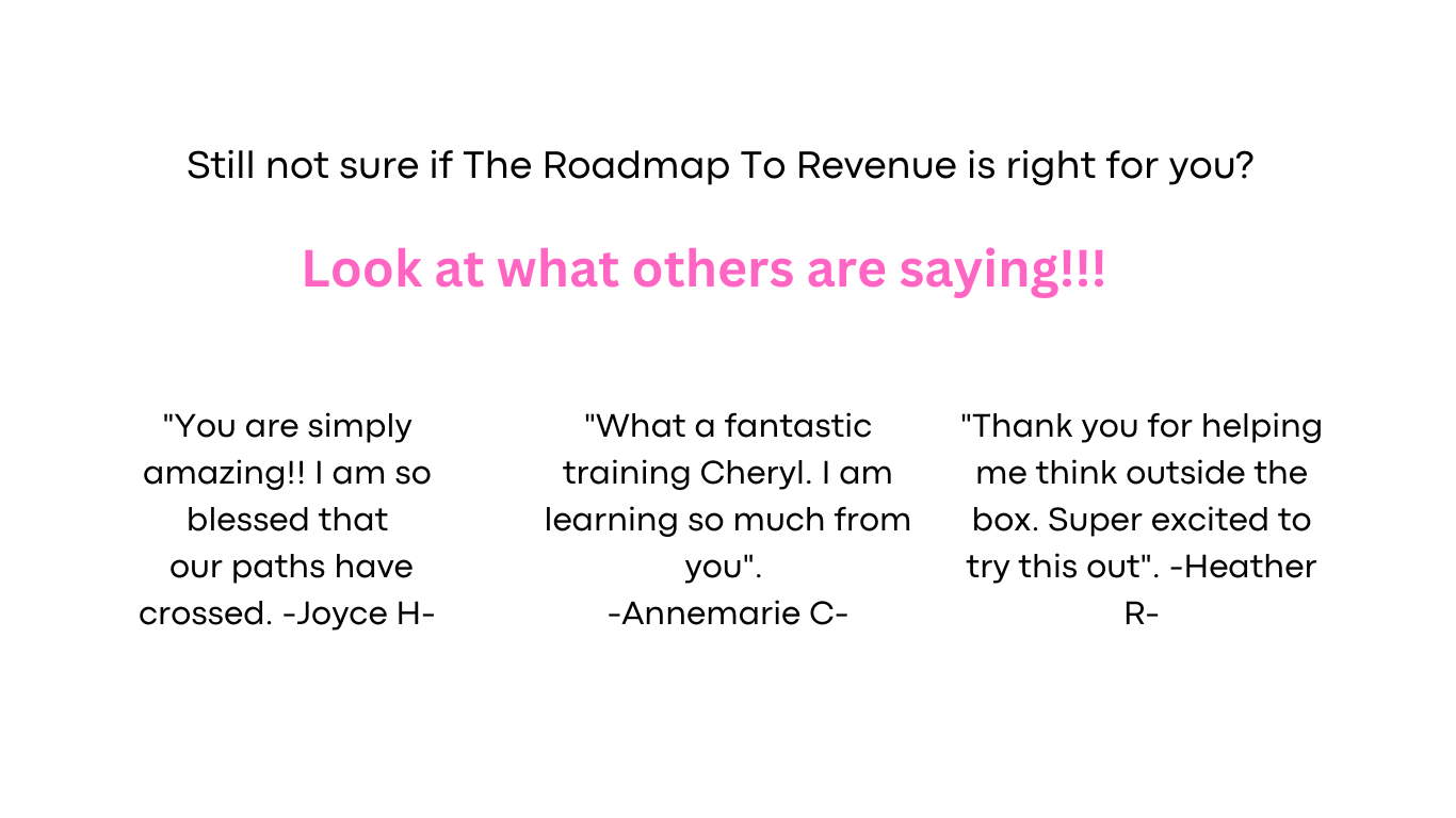 The Roadmap to Revenue