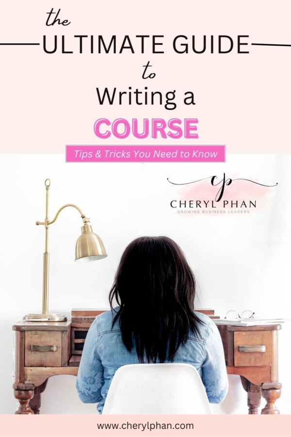 Course Creation by Cheryl Phan
